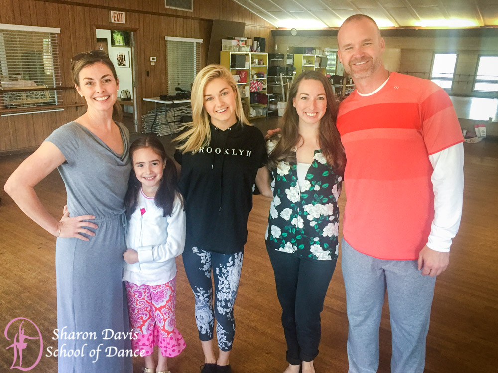 David Ross and Lindsay Arnold of "Dancing with the Stars" rehearsed in Tallahassee at Sharon Davis School of Dance.